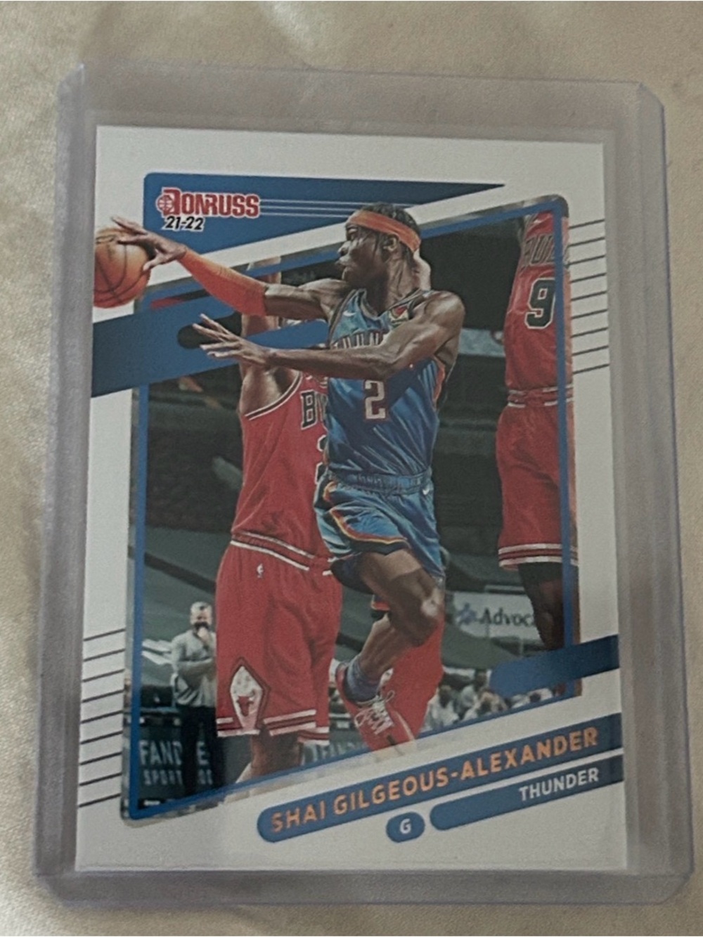 Russ Blue Shai Gilgeous-Alexander Donruss Basketball Card